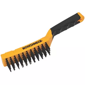 Roughneck Soft-Grip Carbon Steel Wire Brush 3 Roughneck Soft-Grip Carbon Steel Wire Brush