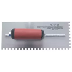 Marshalltown 10mm Notched Trowel 11" 10 Marshalltown 10mm Notched Trowel 11" -Plastering Tools Shop 966PG A3