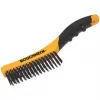 Roughneck Soft-Grip Shoe Handle Wire Brush -Plastering Tools Shop 988JF P